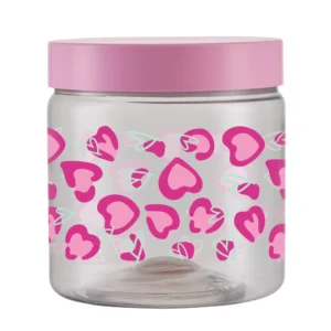 Pote Coracao Rosa 1.0L - Image 1